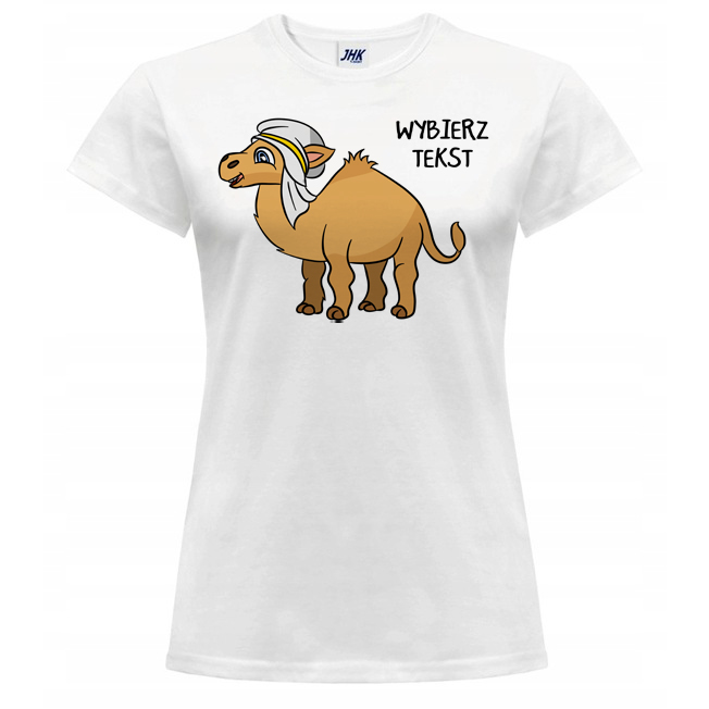 

Koszulka Damska T-shirt Zwierzęta Wielbłąd XXL