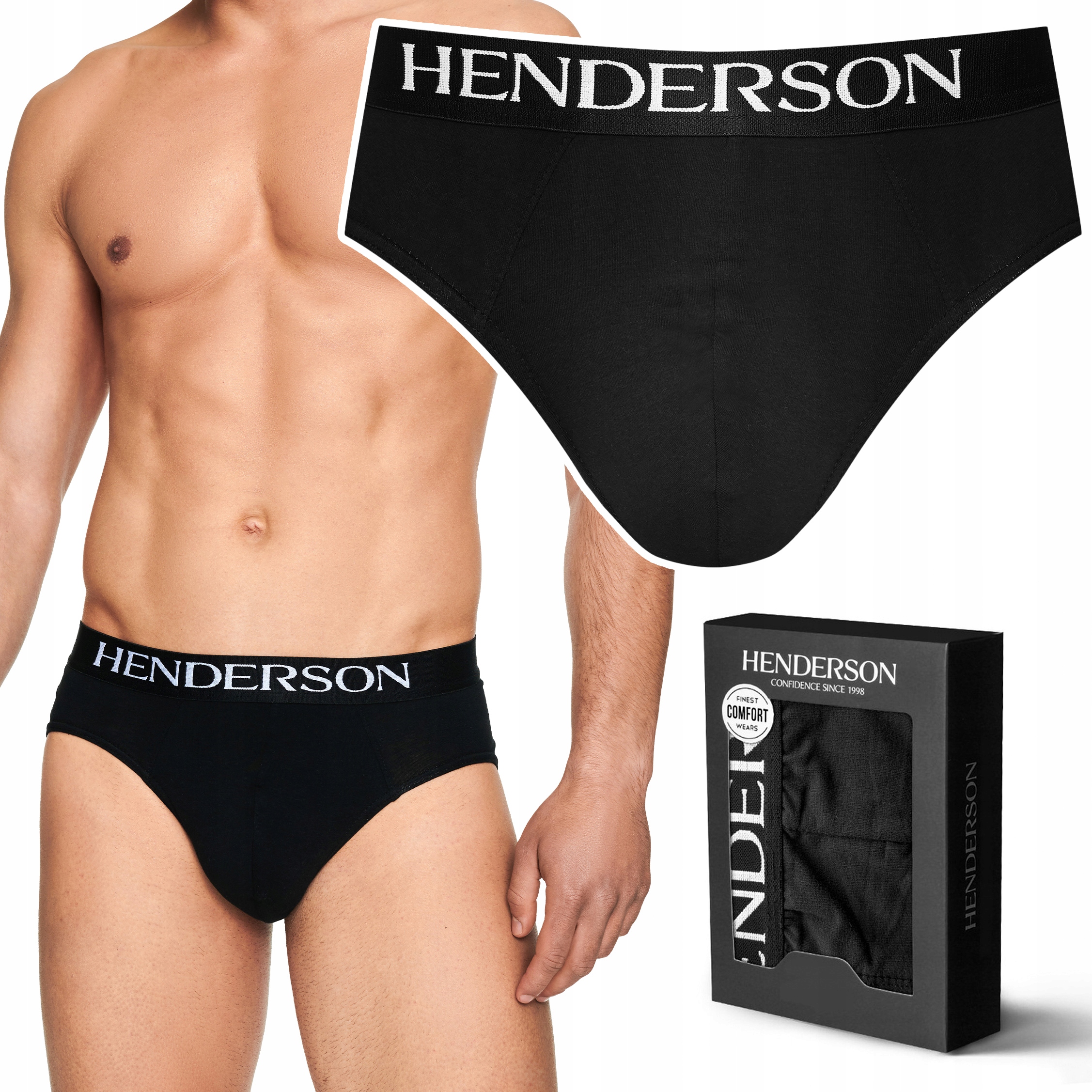 

Slipy Męskie Henderson Premium Bawełniane L
