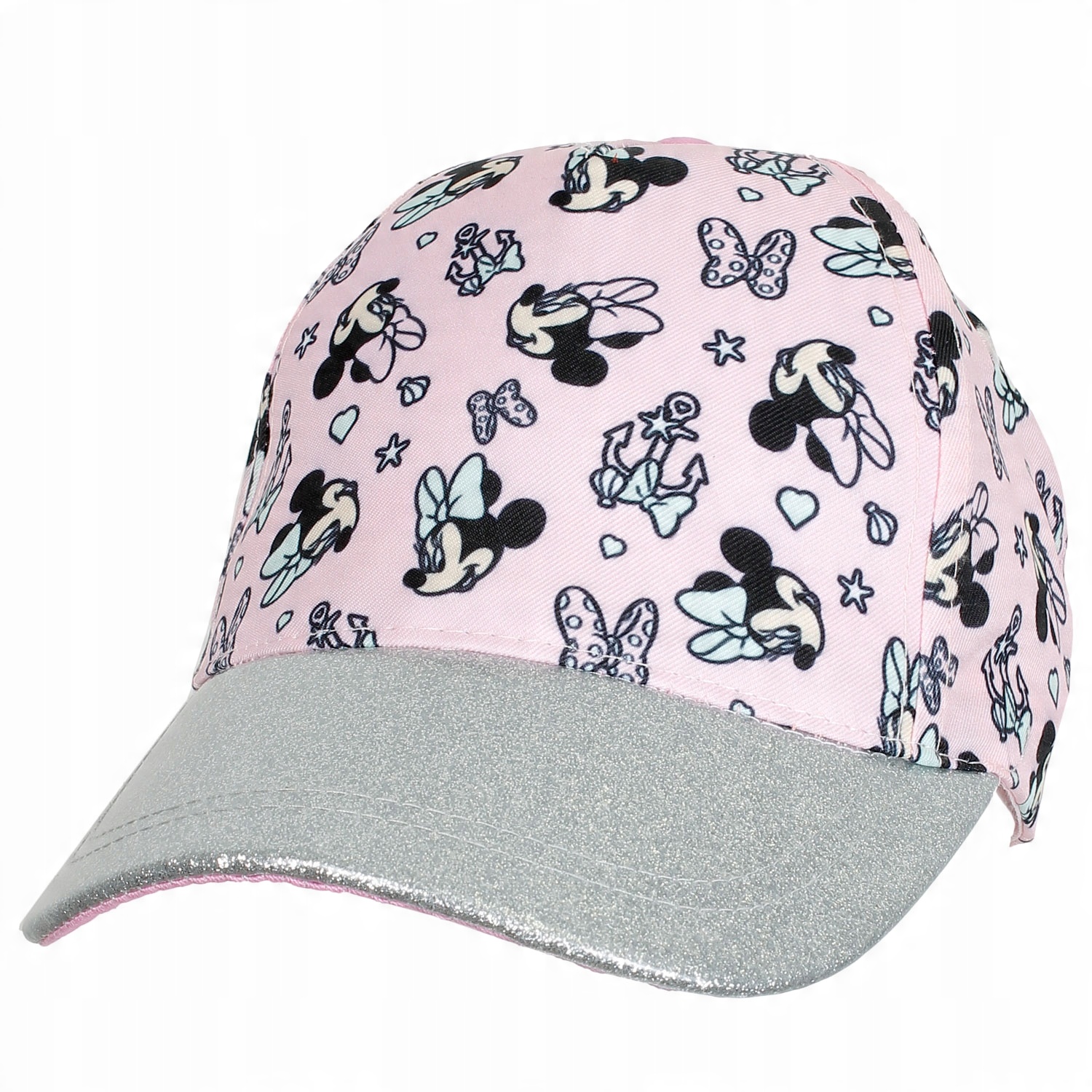 

R:54 Czapka Z Daszkiem Minnie Mouse Regulacja Rzep