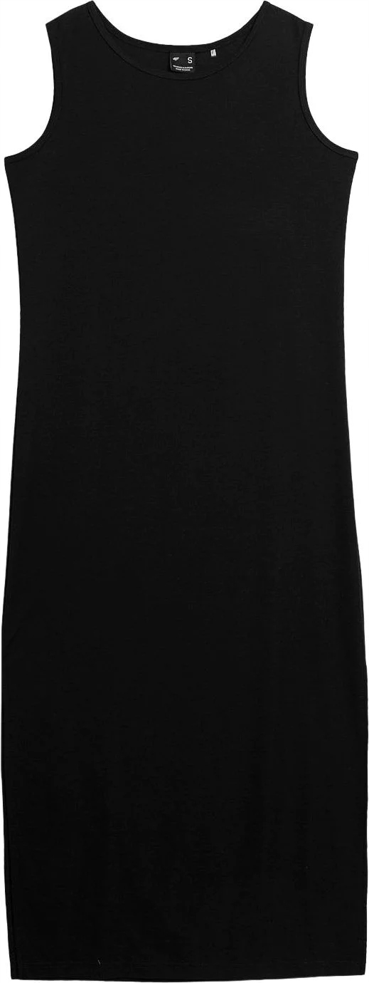 4F Dámské Šaty Maxi SS23 F049 černá S