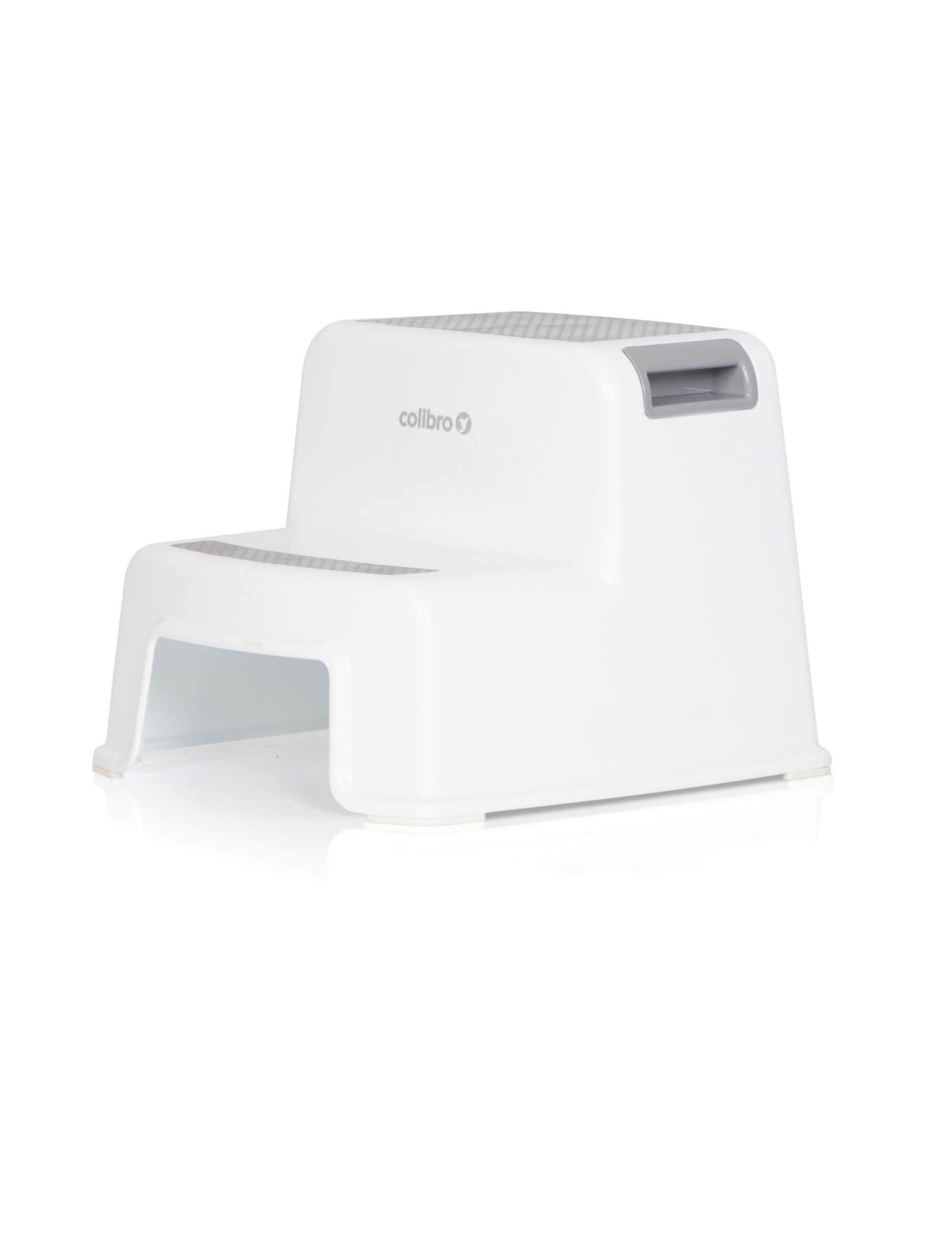 Podest podnóżek STEP 2 Stopień Dziecięcy Aż Do 30 kg Wagi Bezpieczny Lekki Kolor szary