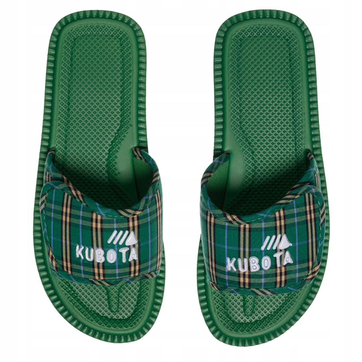

Kapcie Domowe Łapcie Kubota Zielona Kratka 40