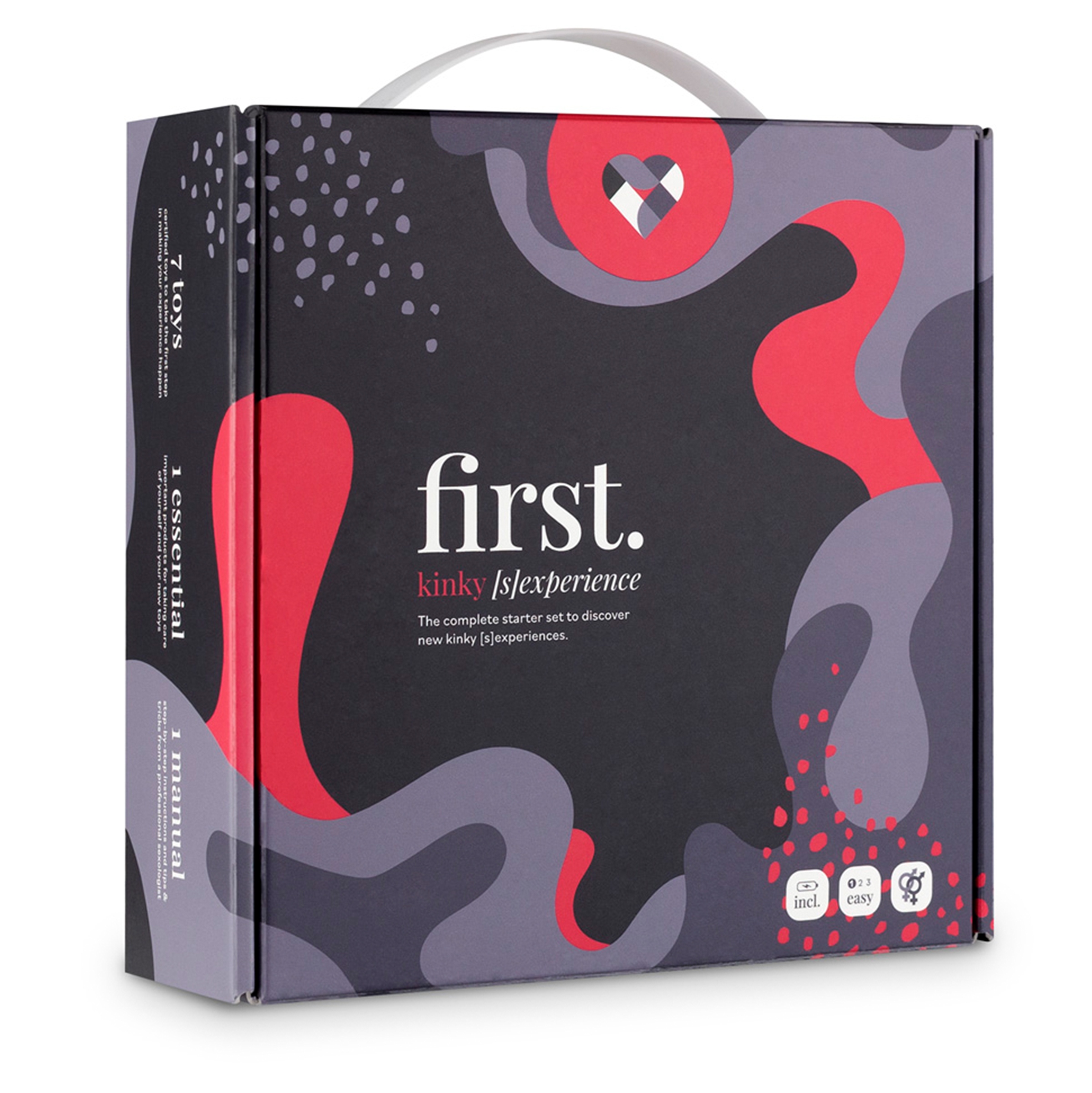 First Kinky Experience Zestaw Startowy BDSM dla Par Kajdanki Gra Wstępna
