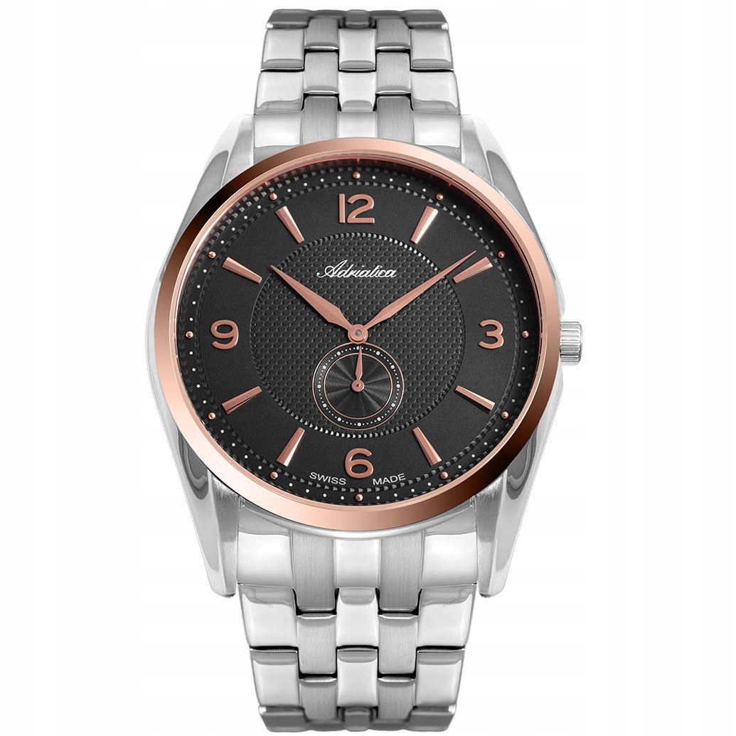 Pánské Hodinky Adriatica na náramku A8279.R156Q Quartzové hodinky Swiss