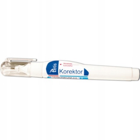 

Korektor w piórze Tetis BK001-AM 7ml metalowa