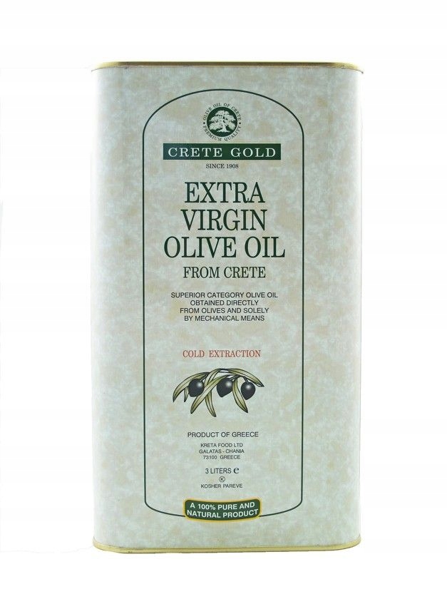 Grecka oliwa 100% Koroneiki Crete Gold 3L