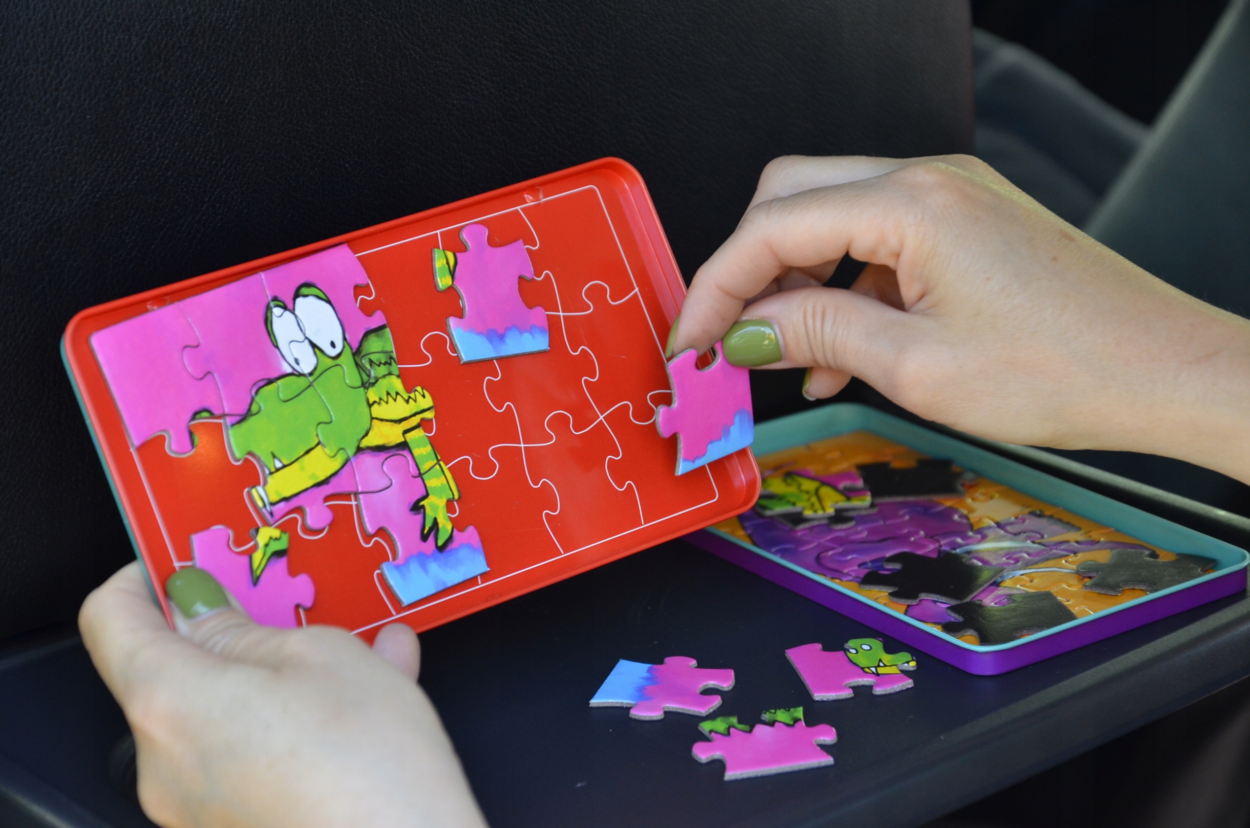 Gra magnetyczna The Purple Cow - Puzzle Farma Liczba elementów 1