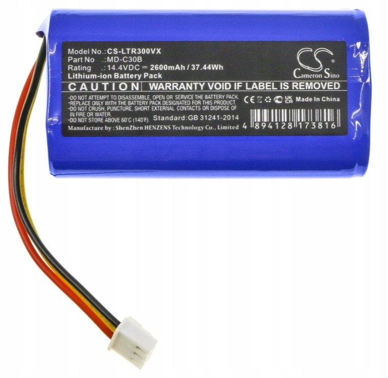 Bateria Akumulator do Proscenic 820T 830T 14,4V 3000mAh Li-Ion