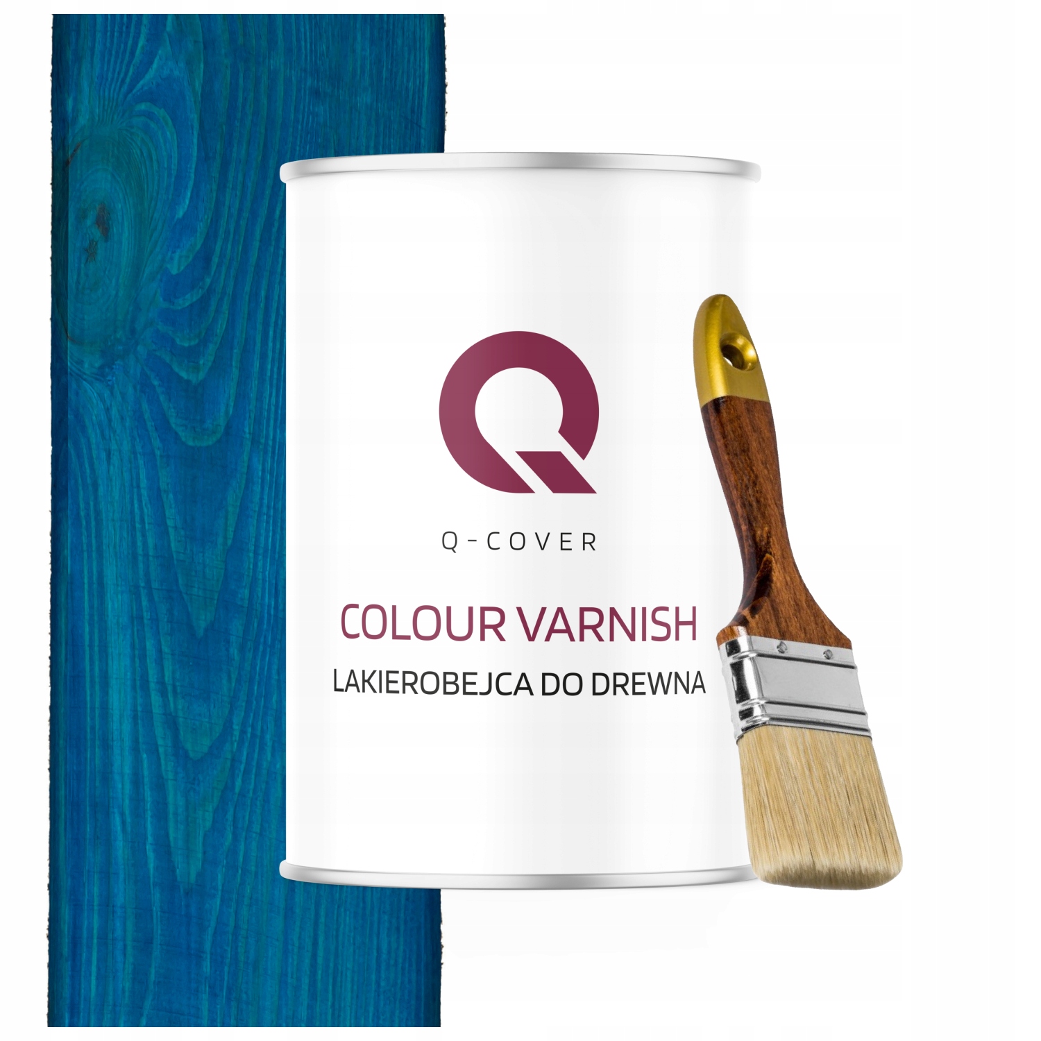 Lakovník Na Dřevěné Prvky Výkonný 3V1 Modrý Polomat 1L+BONUS