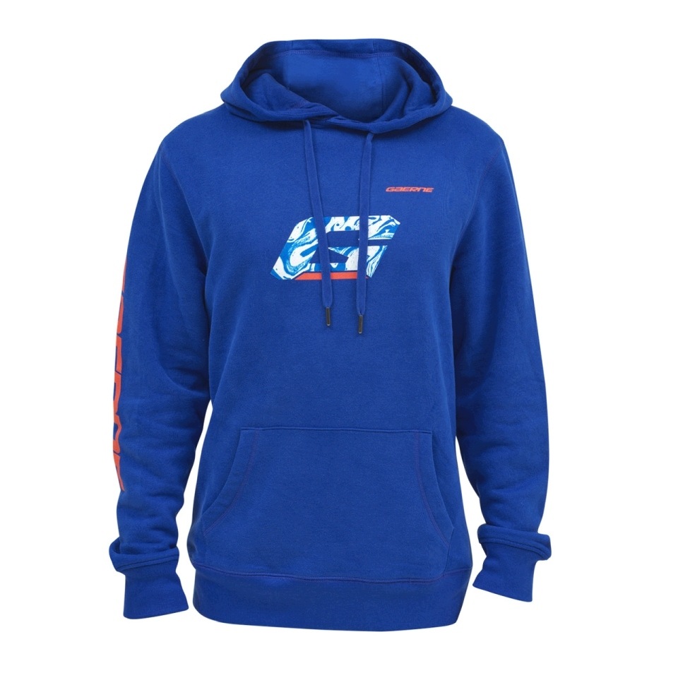 Gaerne Mikina S Kapucňou G.strive Hoodie Hurricane Farba Modrá/biela/pom