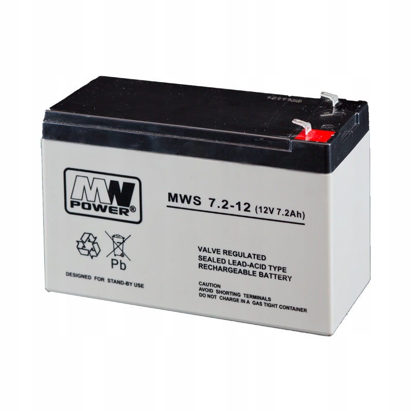 

Akumulator Mws 7.2-12 Agm 12V/7.2AH-MWS