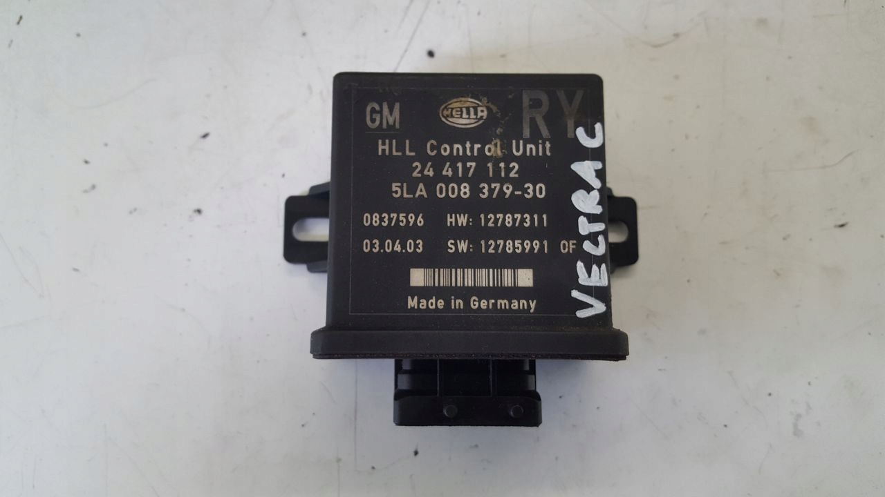 modulo luci 24417112 Opel Astra H 1,7 CDTI