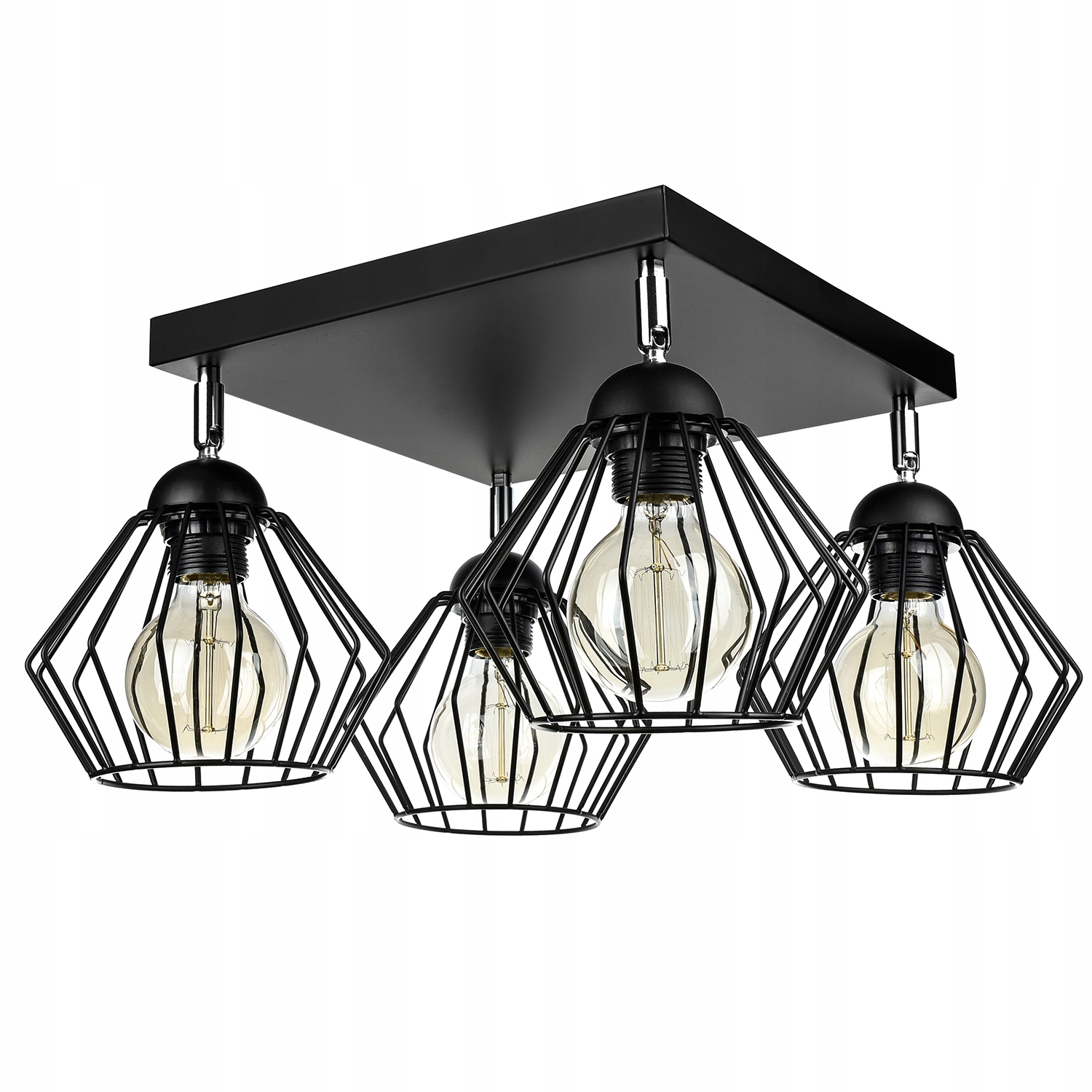 

Lampa Wisząca Sufitowa Żyrandol Brylant Led Edison