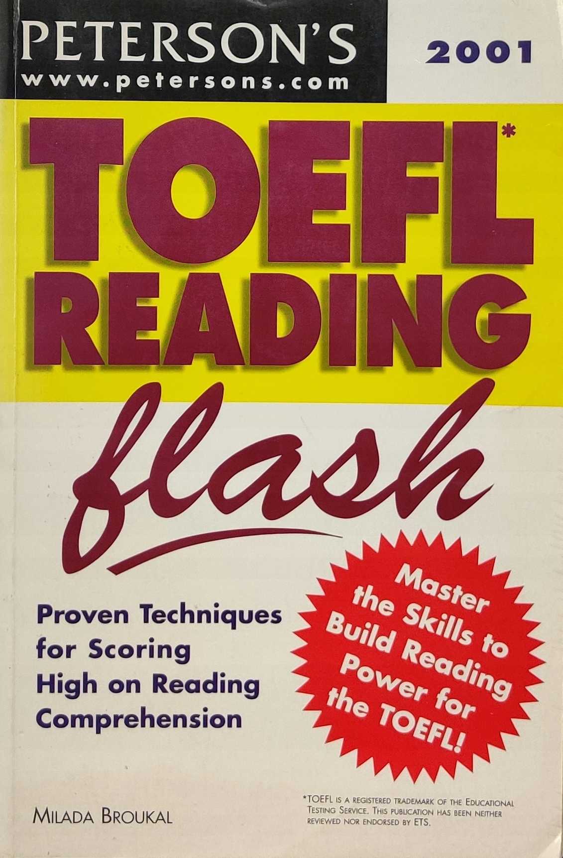 Toefl reading Milada Broukal