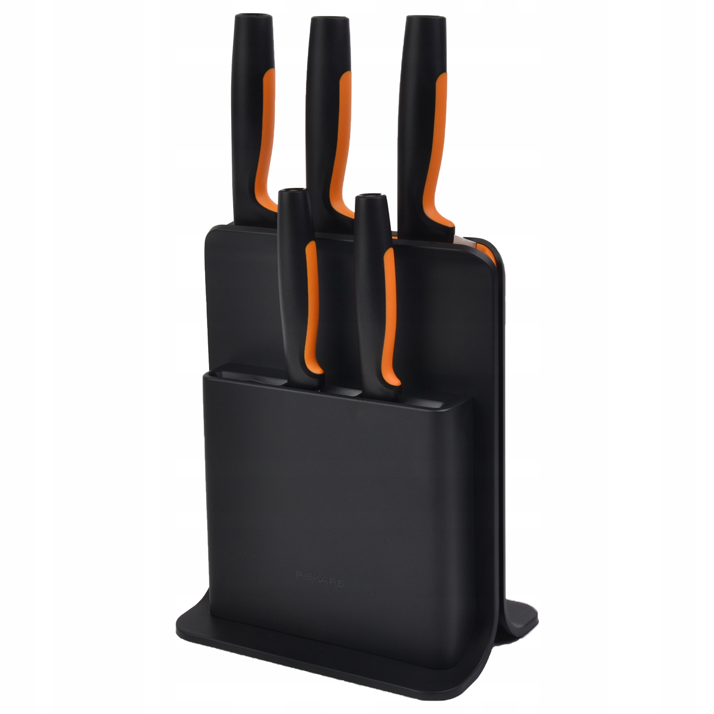 FISKARS ZESTAW 5 NOŻY w BLOKU+SKROBAK+OSTRZAŁKA Linia Functional Form