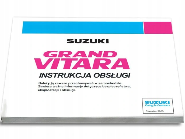 

Suzuki Grand Vitara 3d 5d XL7 98-05 Instrukcja Obs