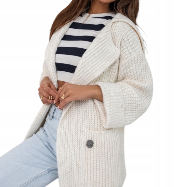 Cocomore Svetr Kardigan Ecru Novinka