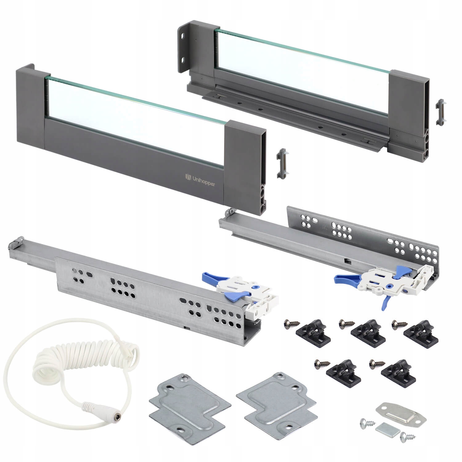 Szuflada LED MagicBox L-500 H-80 ANTRACYT