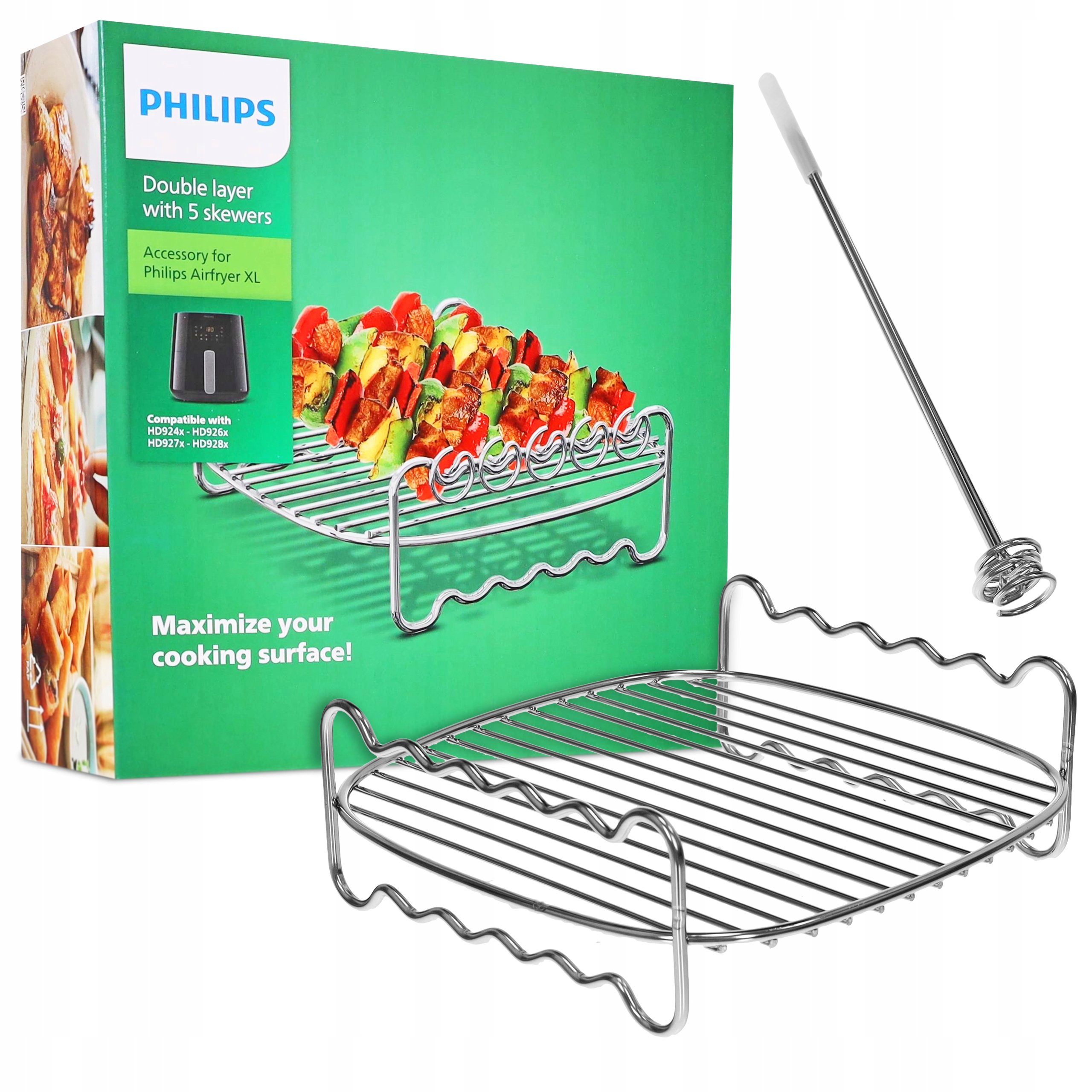 Sada příslušenství Airfryer XL Philips HD9905/00 Rošt a špejle pro Ovi XL