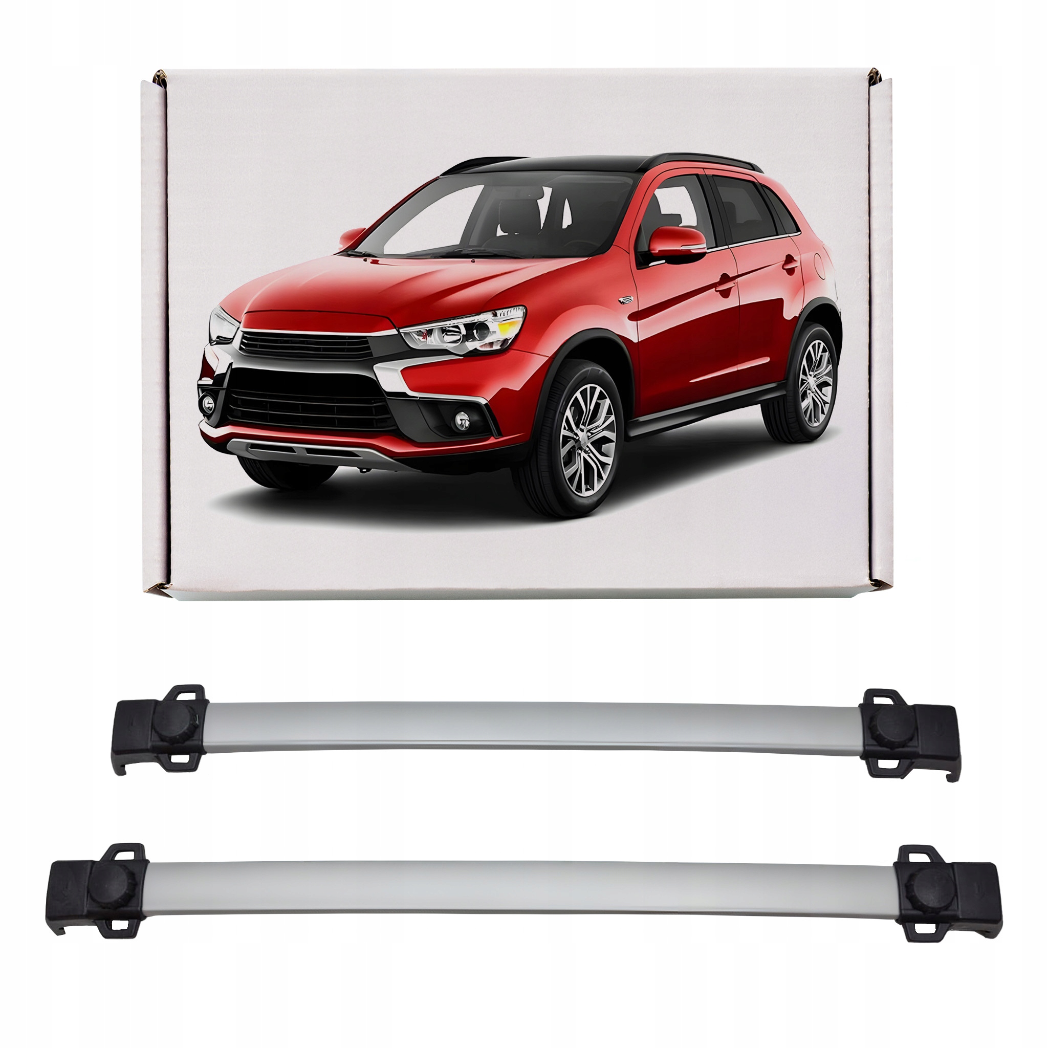 Mitsubishi Asx 2010+ Strieborné Lišty Na Relingy