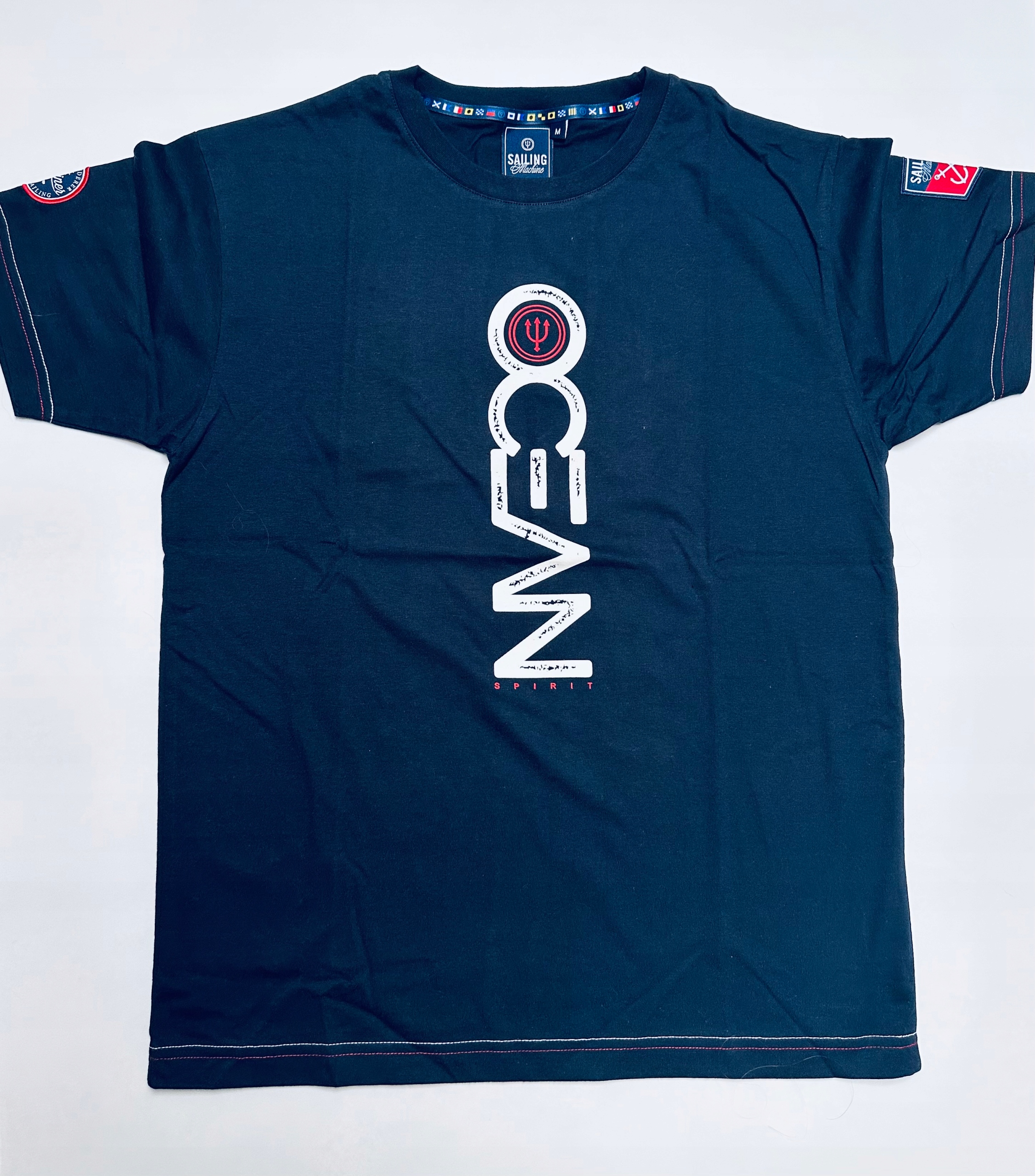 Męsk t-shirt ocean spirit navy Sailing Machine 2XL