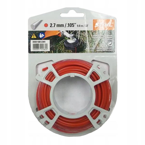 

Żyłka tnąca okrągła 2,7mm x 9 m Stihl