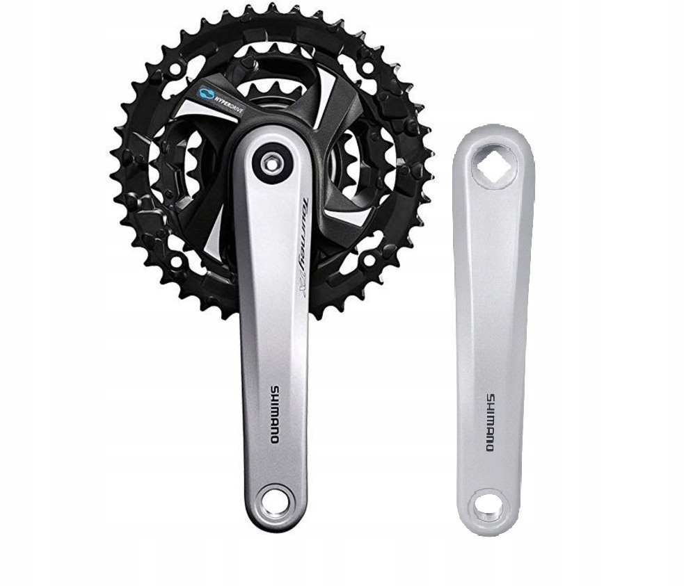 Korba Shimano FC-TX801 42-32-22 z kwadrat 6/7/8 srebrny 170 bez osłony