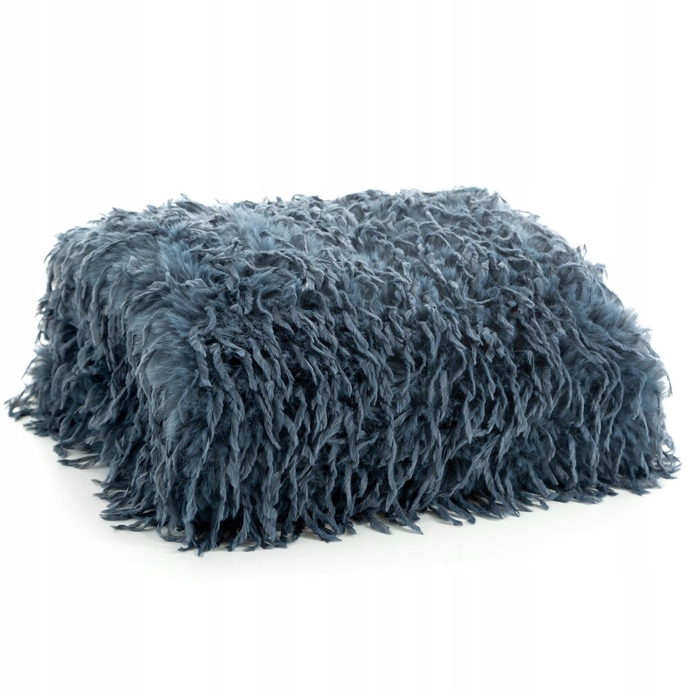 Dekorační kožešinová deka Adore 130x170 tmavě modrá kožíšek hřejivá měkká příjemná shaggy