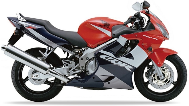 Nálepky Juula Pre Honda Cbr 600 F 2002 Červená R127 Tmavo Modrá