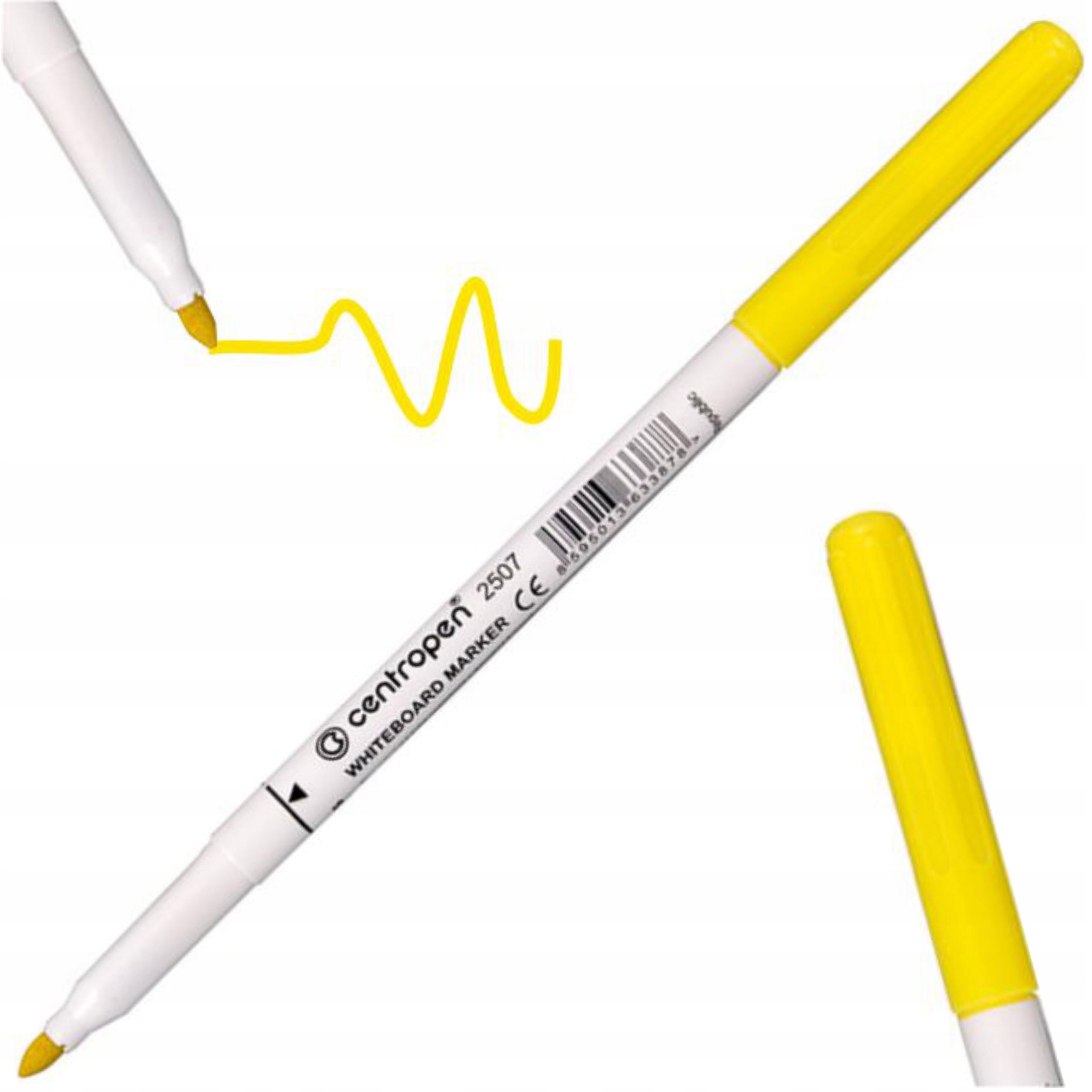 

Marker suchościeralny Centropen 2507 okrągły żółty