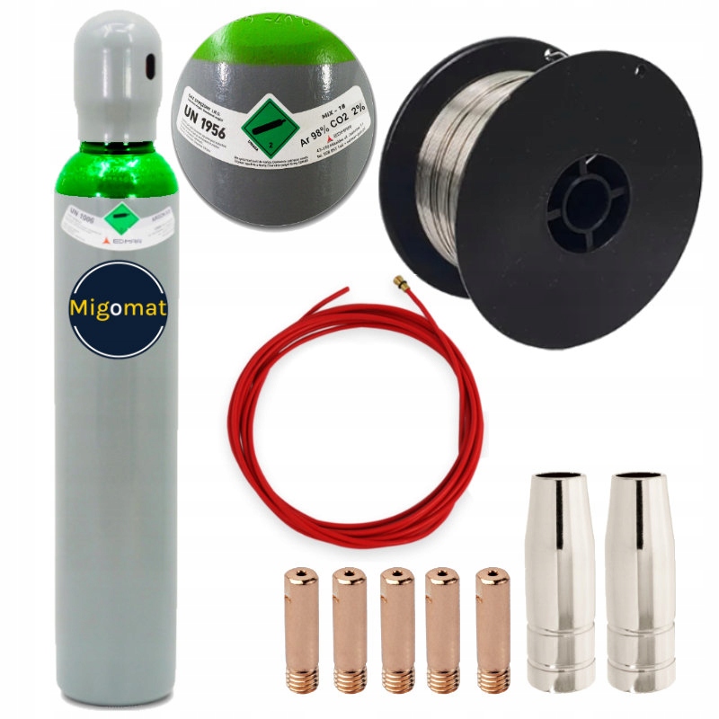 Drut Nierdzewny Kwasówka Butla Pełna Argon Teflon drut śr.1mm 1kg łuska