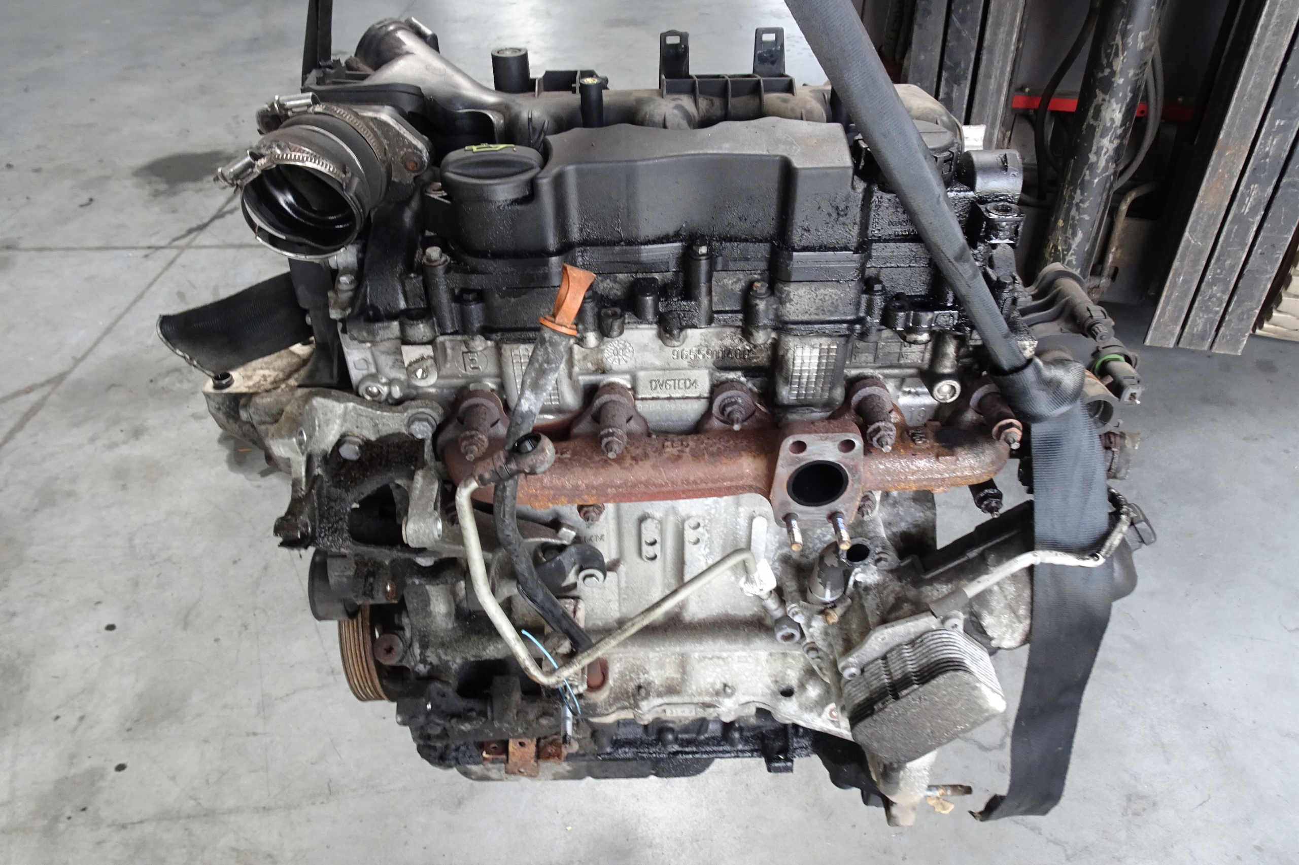 Двигатель 9H02 1.6 16V CITROEN peugeot FORD