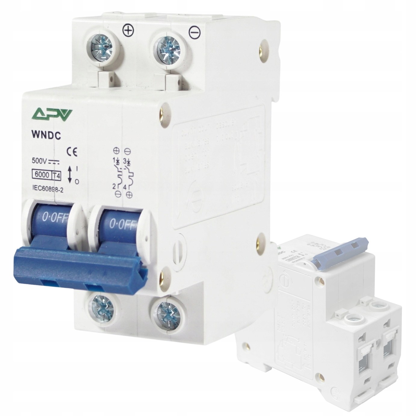 Nadproudový spínač DC 25A 2P 500V Pojistka pro fotovoltaické sítě