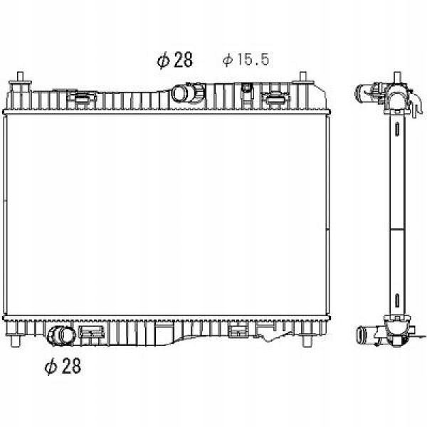 Chłodnica Ford B-Max 1,0 Ecoboost