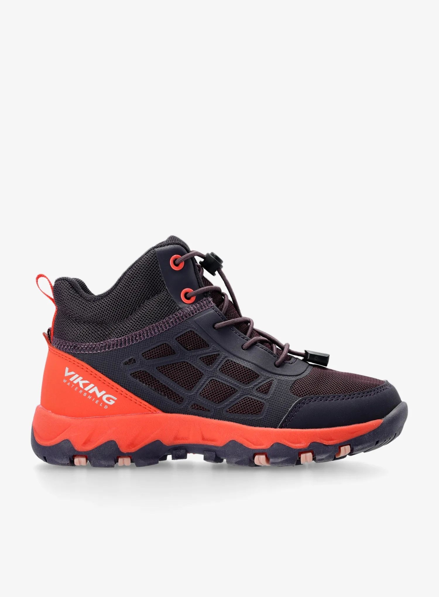 Buty dla dziewczynek Viking Track Mid Wp Sl plum 34