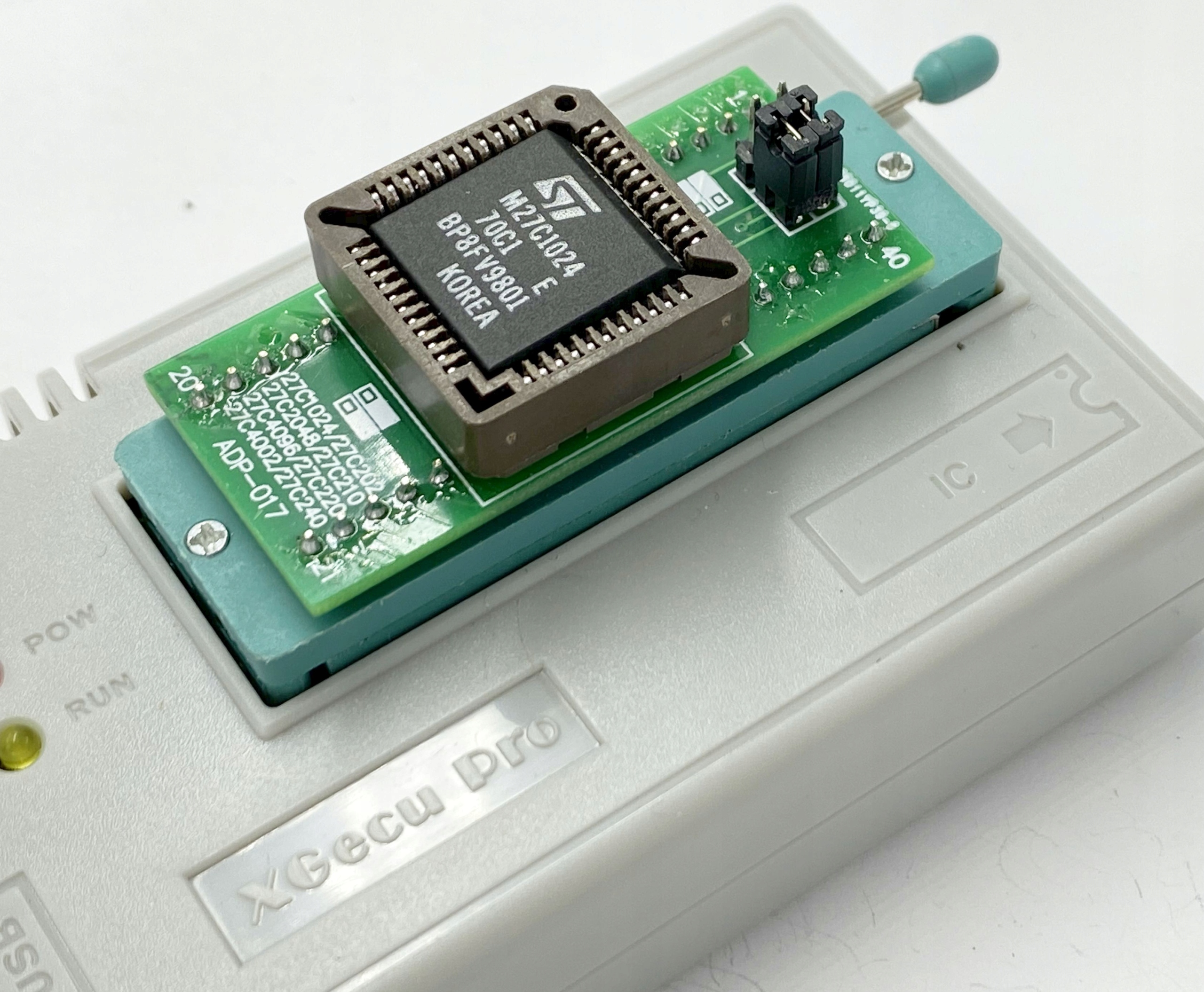 Adapter uniwersalny PLCC44 -> PDIP40 (uP+EPROM) Model Adapter uniwersalny PLCC44 -> PDIP40 (uP+EPROM)