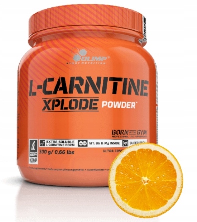 Olimp L-carnitine Xplode Powder 300g L- Karnitin oranžový