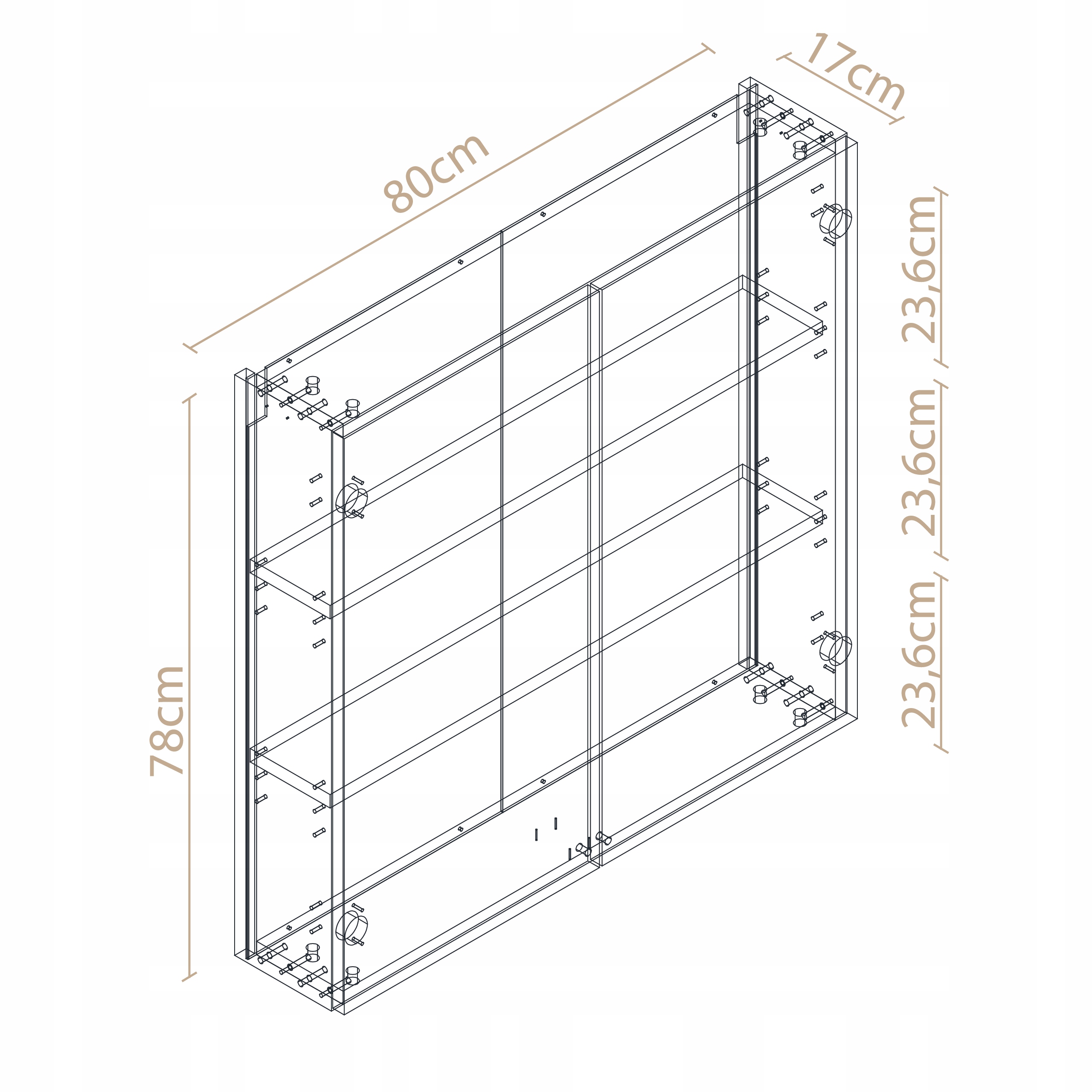 Dane techniczne szafki