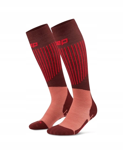 Cep Ponožky na zimu Ski Ultralehké dámské červené M