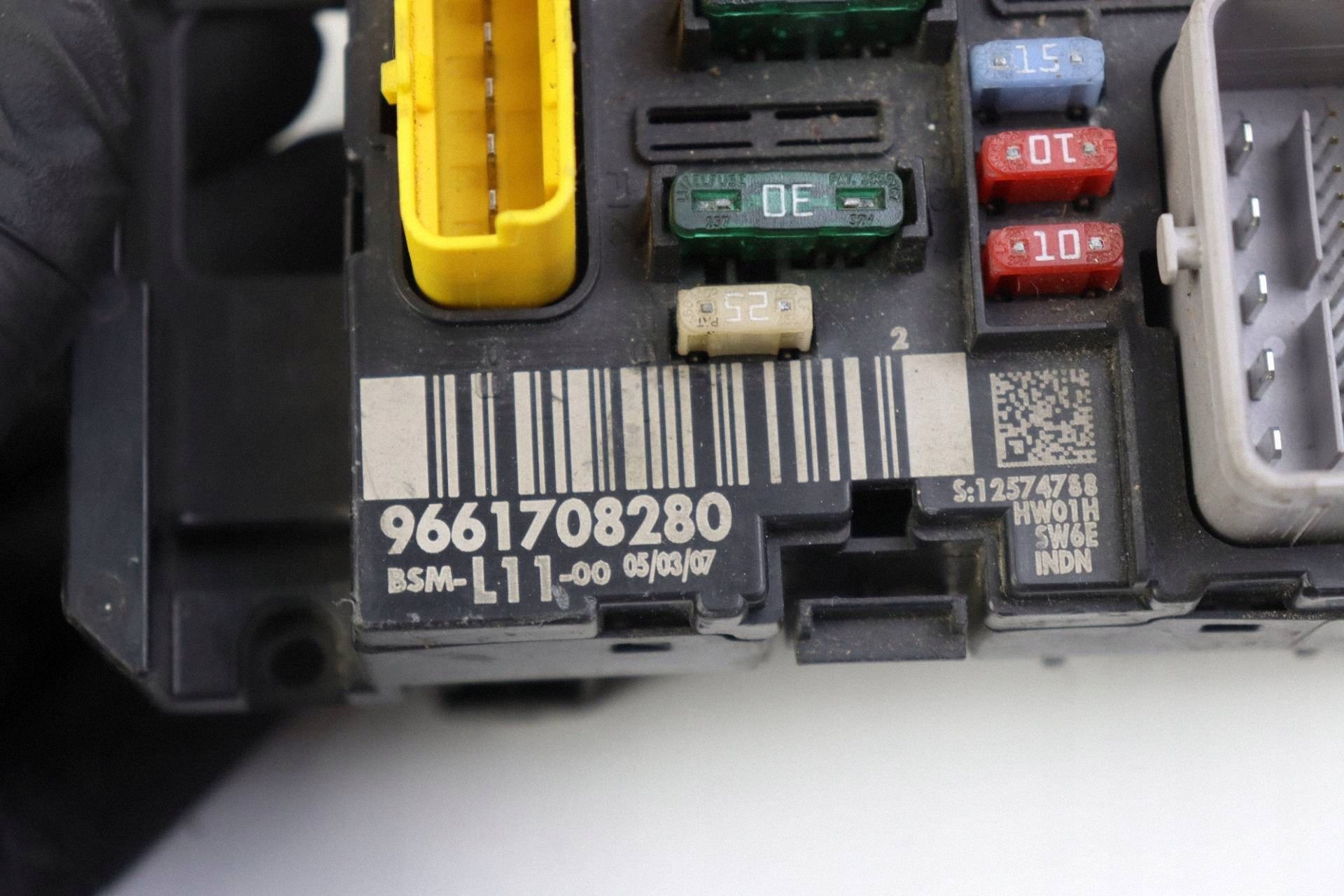 CITROEN PEUGEOT modul kasten bedienteil BSM 9661708280