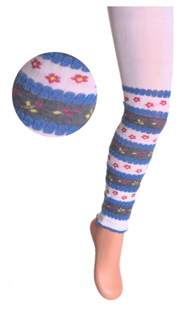 

Legginsy Bez Stóp Getry Bawełniane, 110-122cm