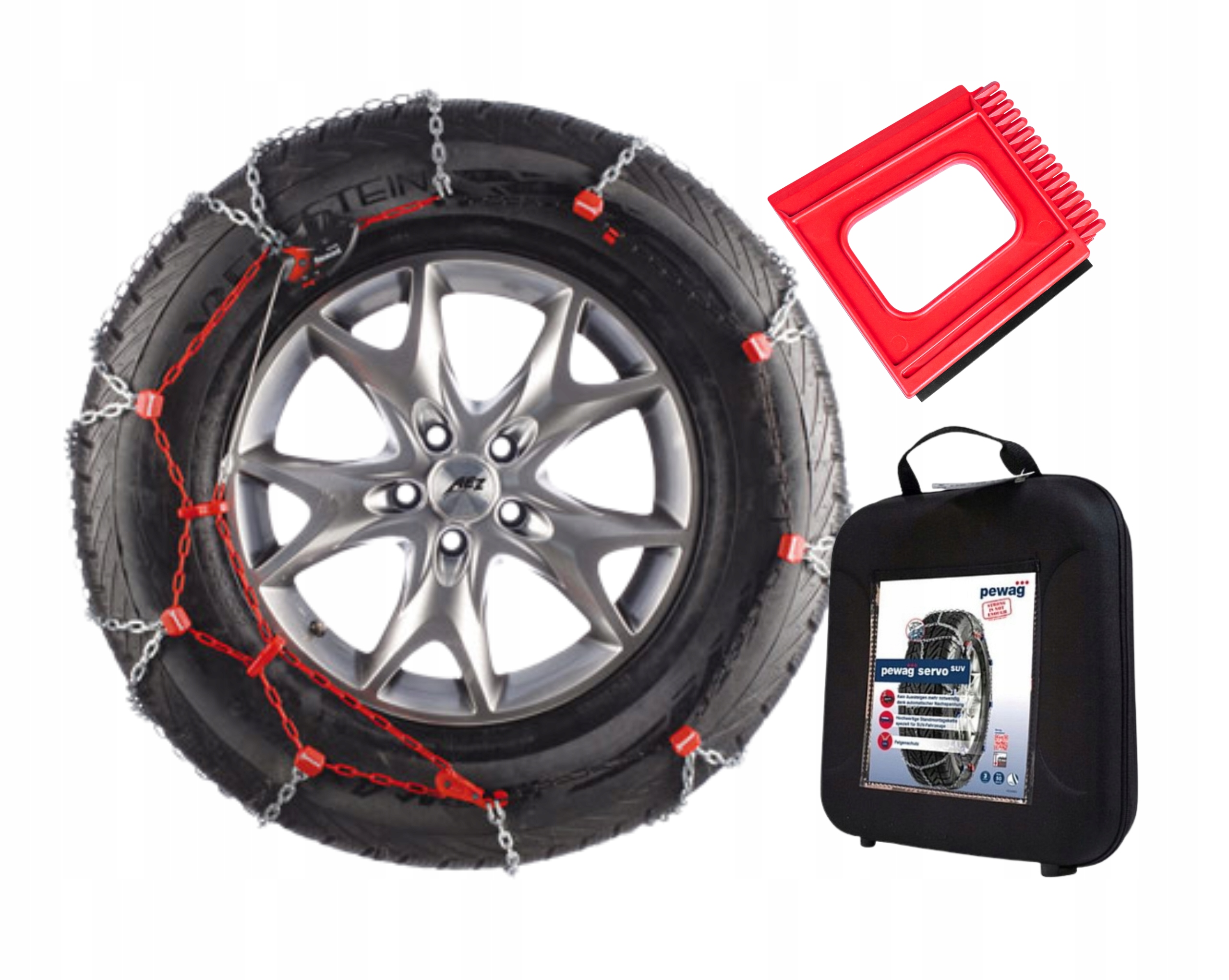 Snehové reťaze automatický napínač Pewag Servo Suv RSV81A 275/60 R17