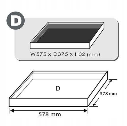 Wkładka z narzędziami do wózka TOPTUL GED2813 Kod producenta GED2813