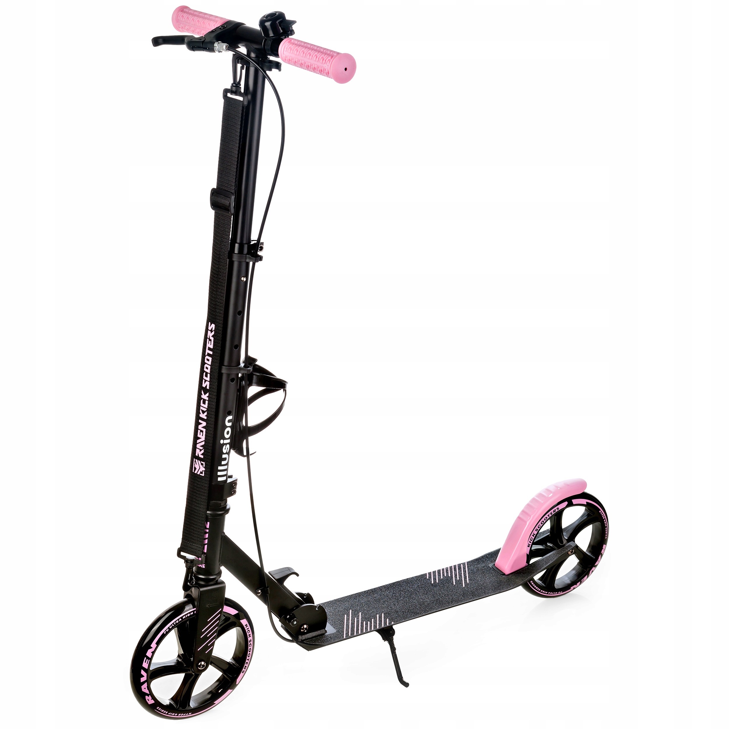 Hulajnoga Składana RAVEN Illusion Pink z hamulcem Kod producenta 031308