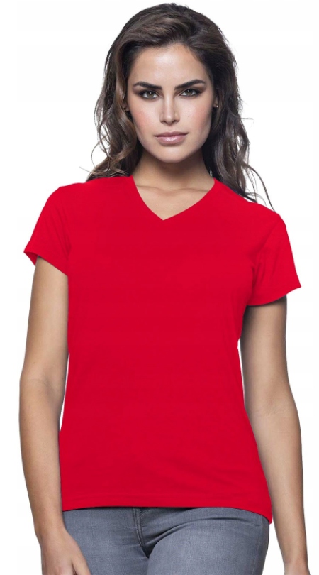 

Bluzka dekolt w serek V-neck 100%bawełna Kolory2XL