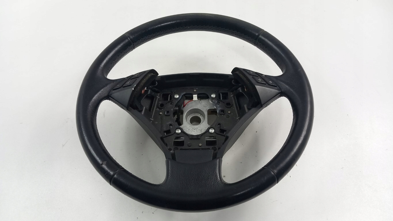 1 - BMW 5 E60 E61 LIFT рулевое колесо многофункциональное кожа