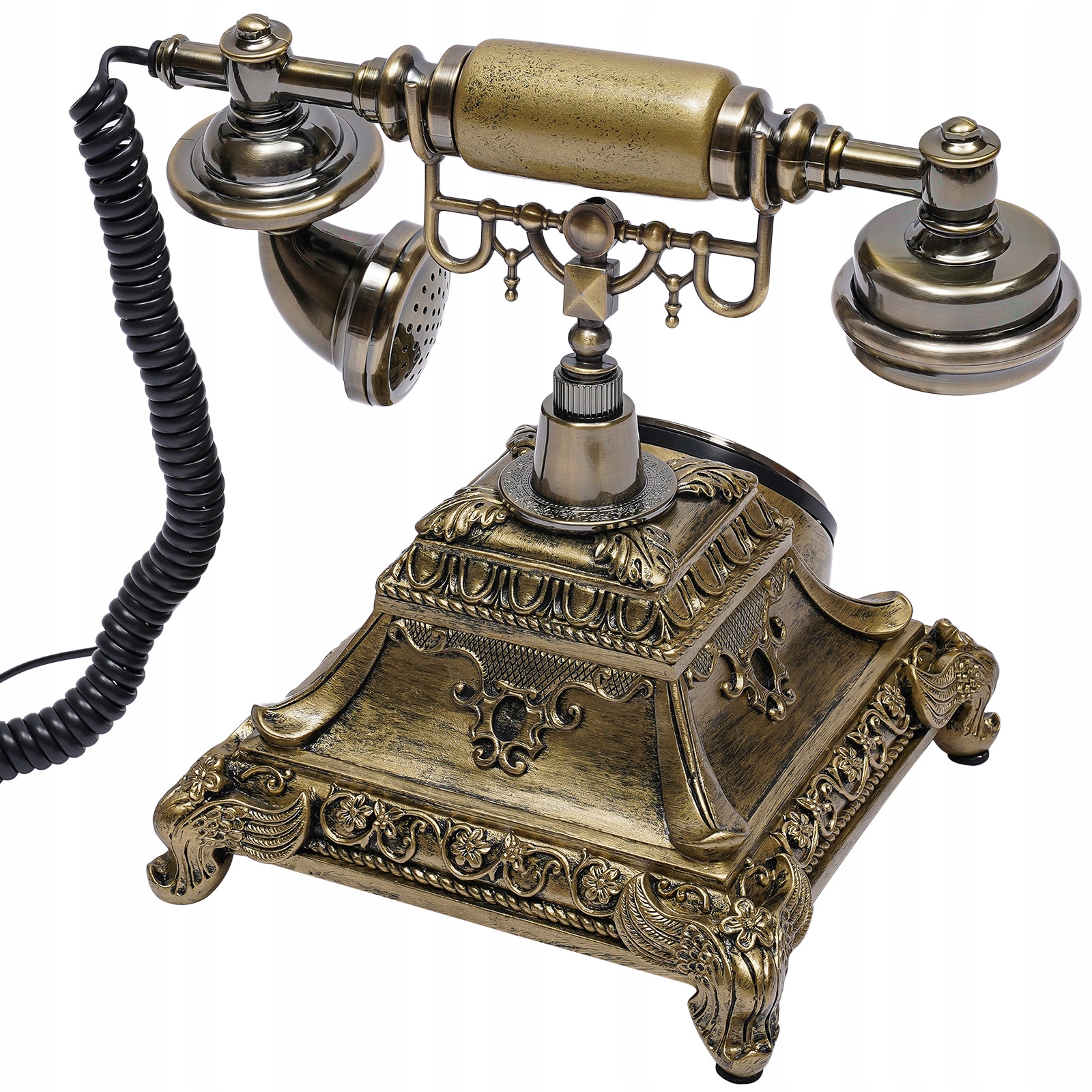TELEFON STACJONARNY W STYLU RETRO - GRAMOFON - DO DOMU, BIURA I KAWIARNI