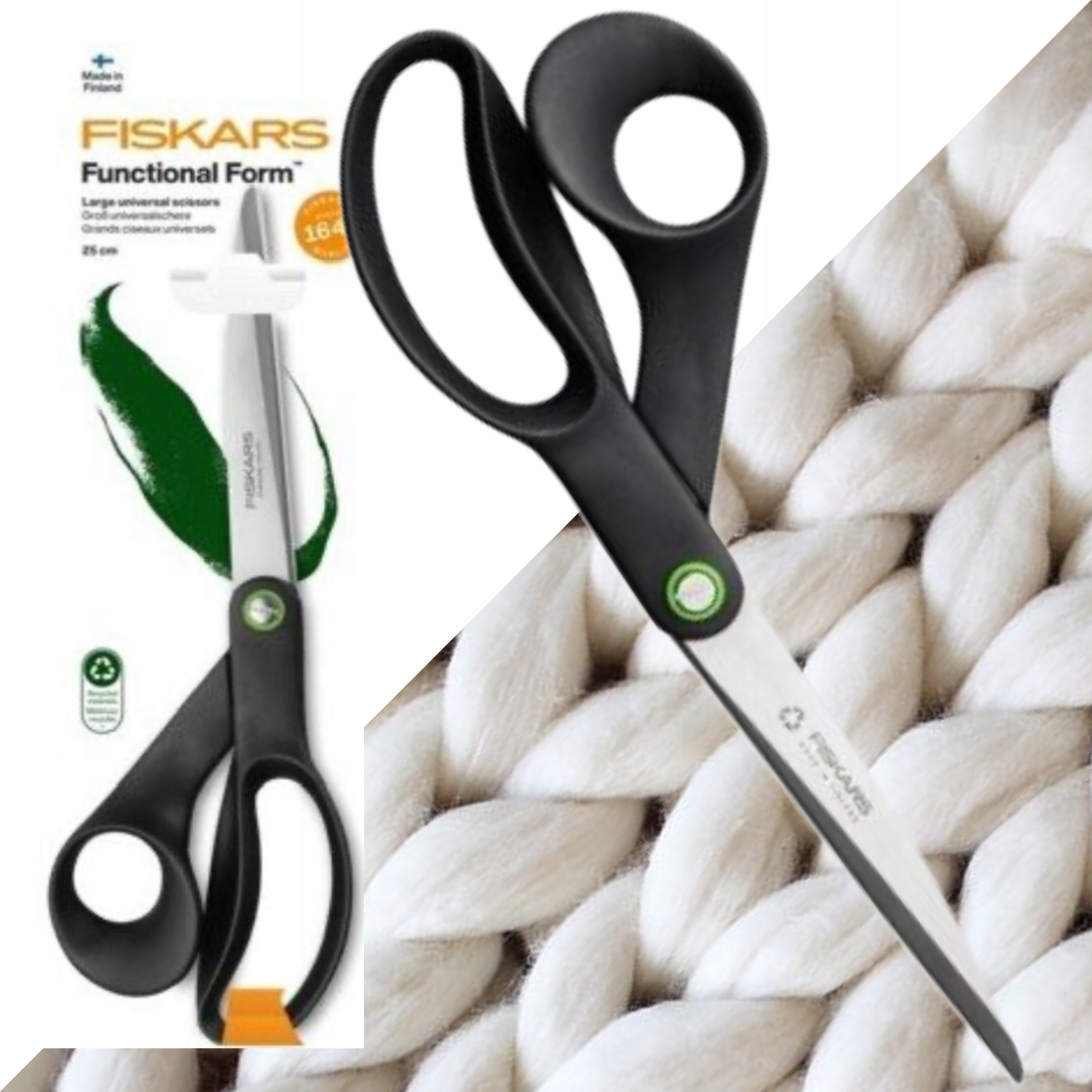 Fiskars Functional Form Nożyczki Uniwersalne Krawieckie 25CM Ostre Porządne