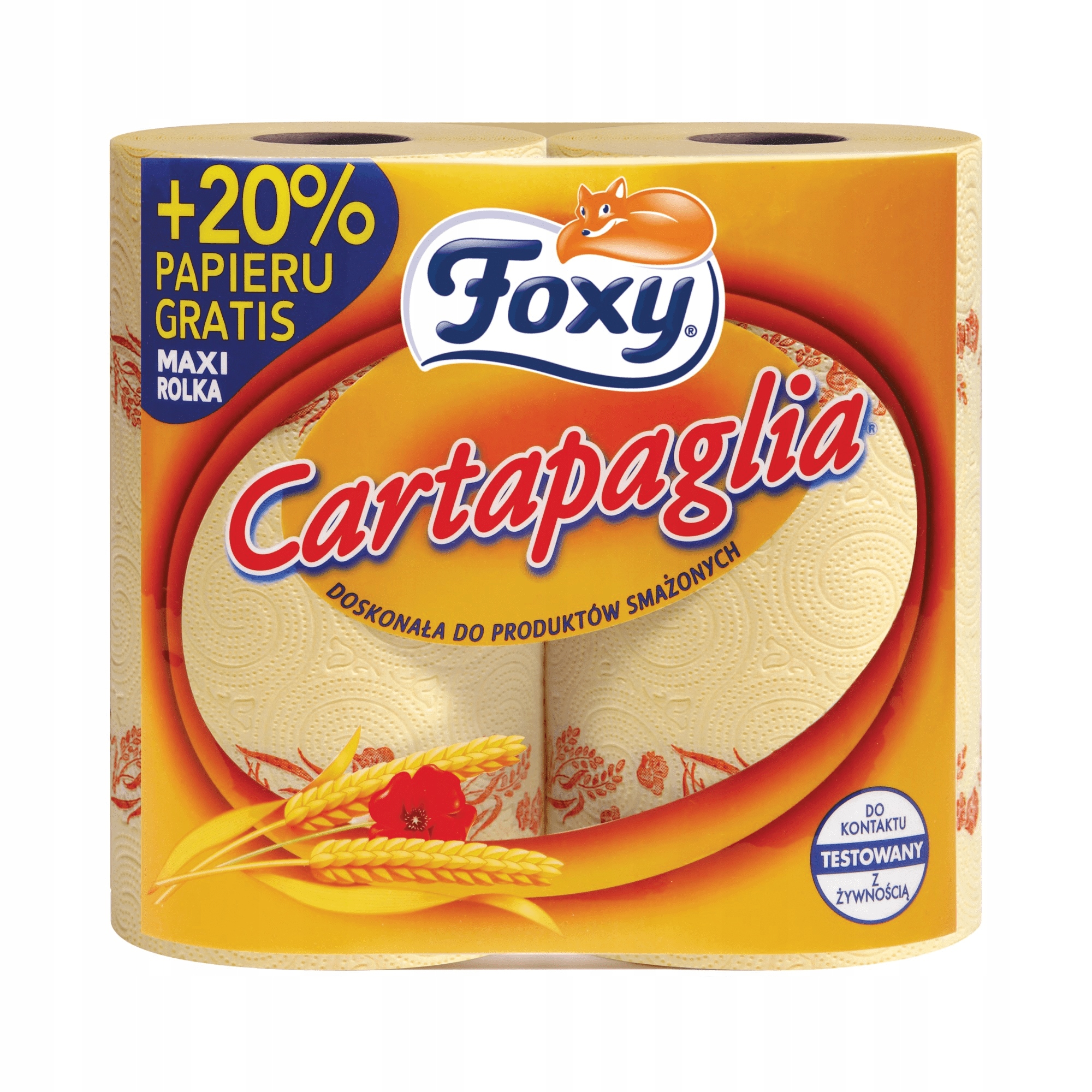 

Ręcznik papierowy celuloza Foxy żółty