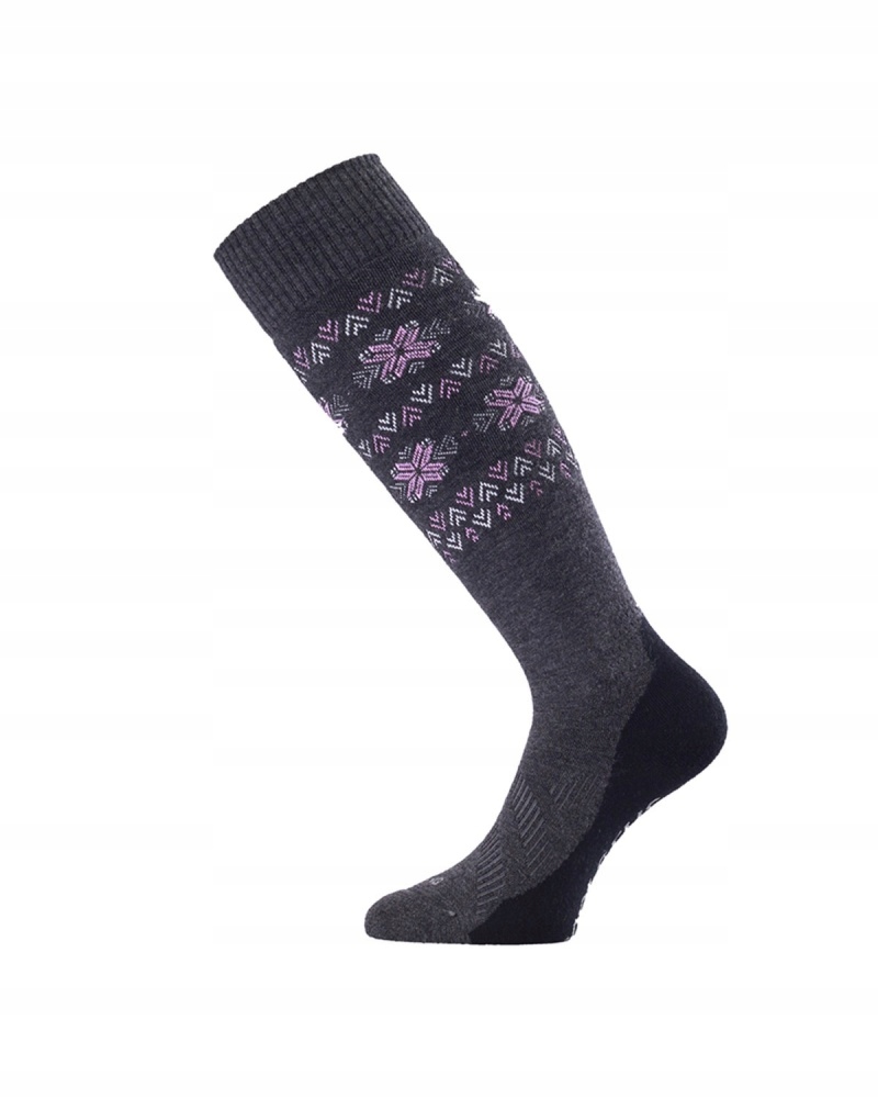 Pánské Ponožky Lasting Fwi 85% Merino Wool Šedá (889) M (38-41)